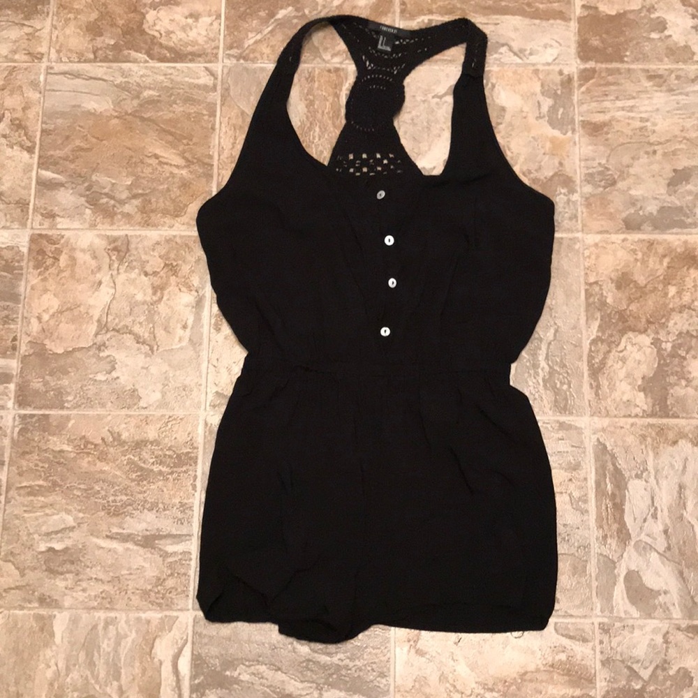Black Forever 21 Romper